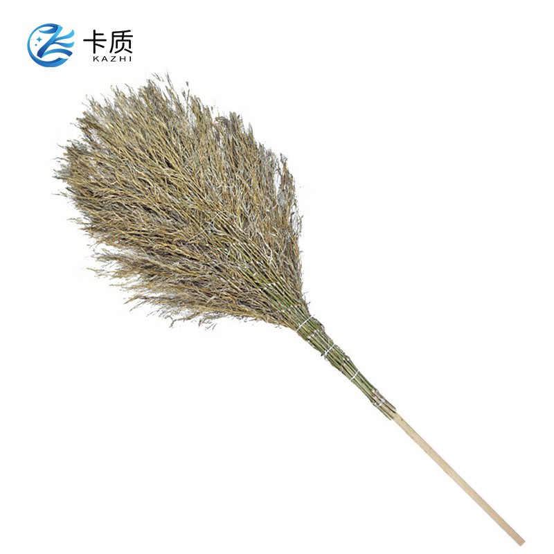 卡质(KAZHI)大号笤帚扫帚扫把 大号木杆5斤款10把装高清大图
