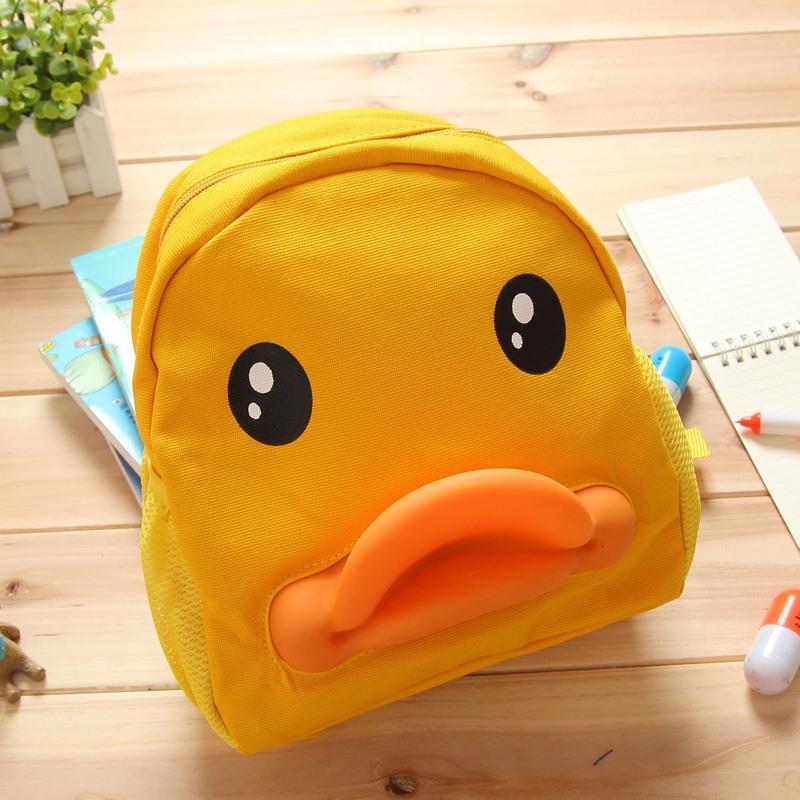 儿童书包大黄鸭小背包幼儿宝宝035岁卡通逛街幼儿园小中班书包大号
