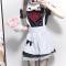 礼物学生猫娘二次动漫cosplay猫咪加厚毛绒猫爪手套熊爪子肉垫 黑色一只---收藏送小礼品 均码