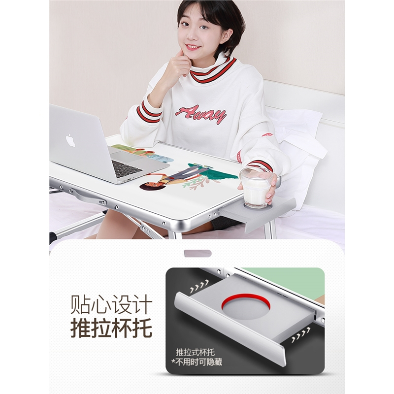 床上小桌子学生宿舍家用懒人电脑桌简易可折叠写字简约书桌