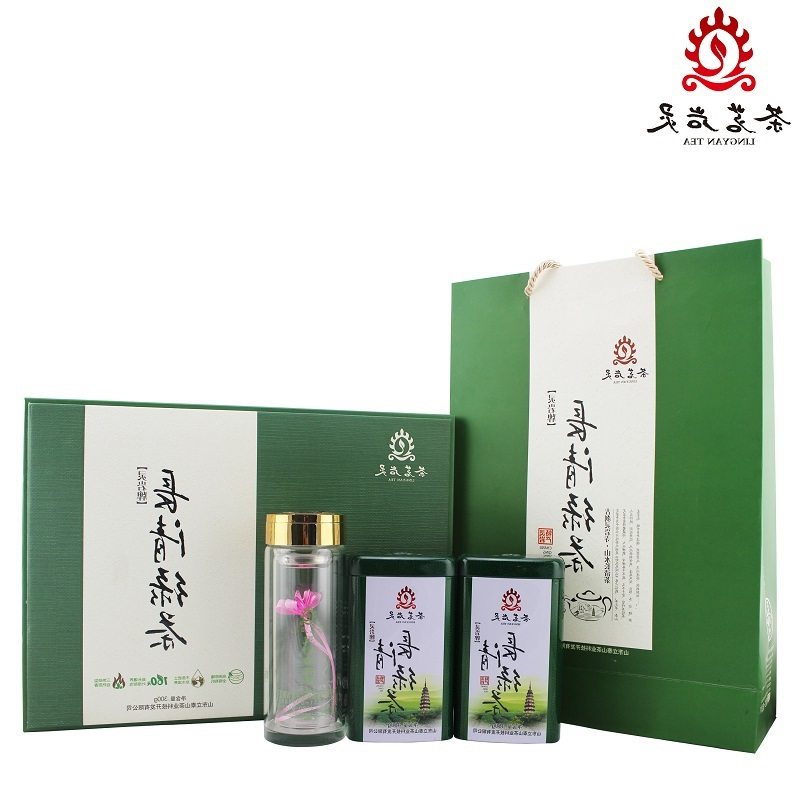 灵岩(LINGYAN) 长清绿茶 300g (150g*2盒)