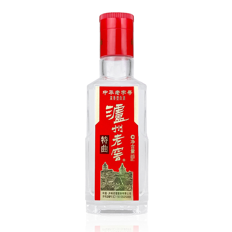 泸州老窖特曲十代 52度100ml*1瓶浓香型白酒小酒版高清大图
