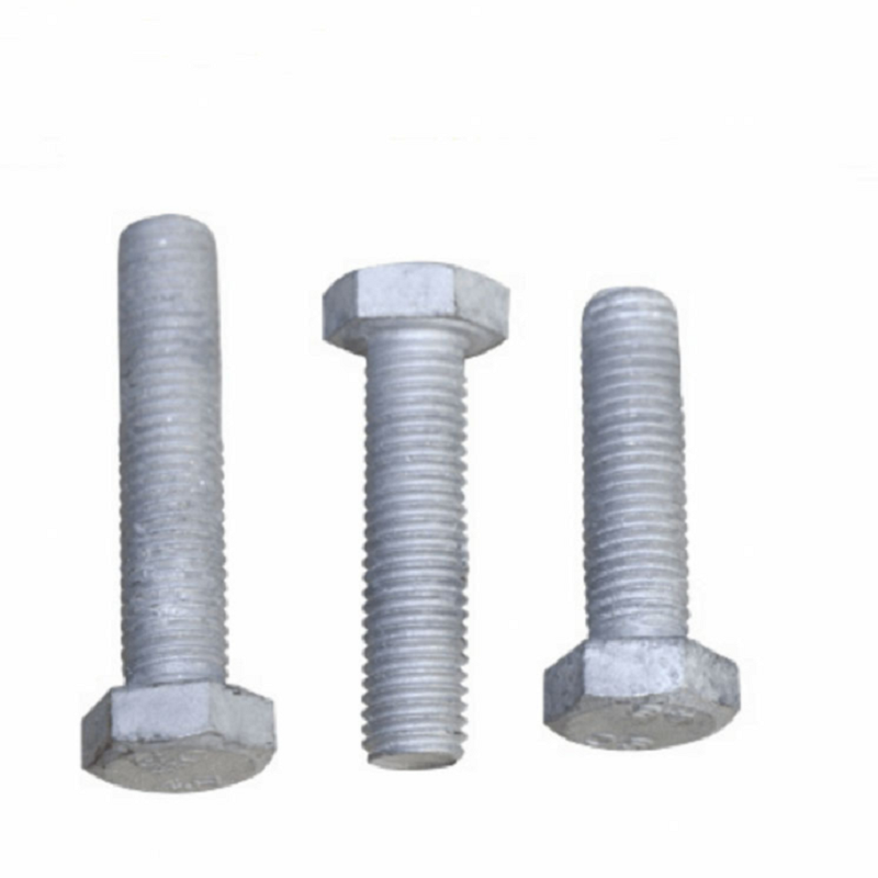 ZDET 普通镀锌螺栓 M18,320mm,钢,镀锌,配平垫弹簧垫螺母