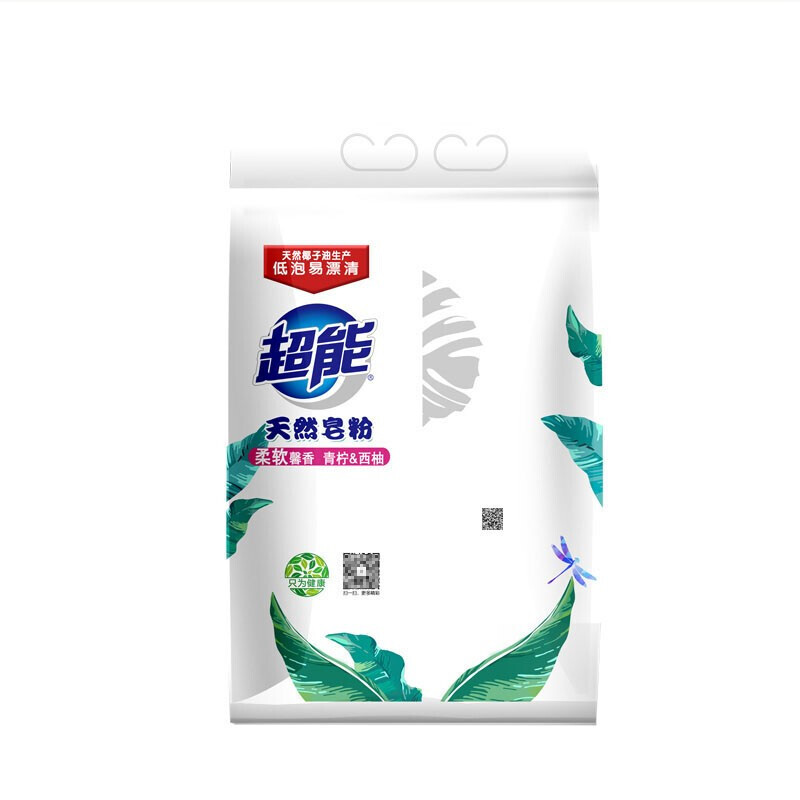 超能 1.6kg/袋 天然皂粉洗衣粉