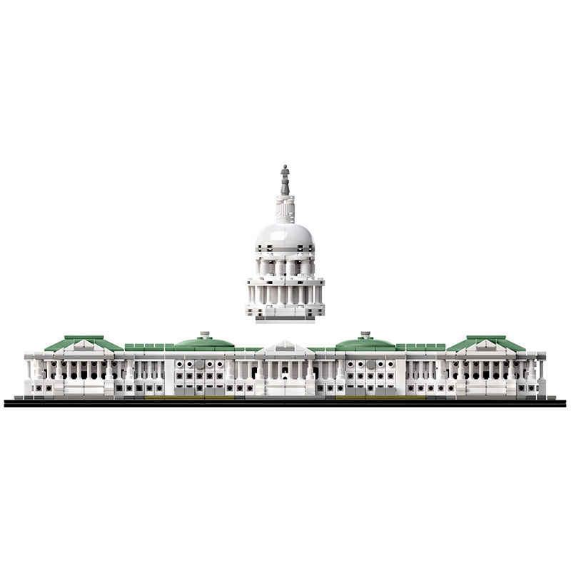 LEGO 乐高 Architecture建筑系列 美国国会大厦 21030 10岁以上 塑料玩具 200块以上