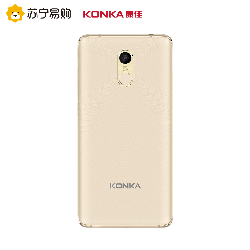 KONKA/康佳 R12 超薄新品学生价便宜智能游戏全网通4G手机全面屏老人老年女性男千百元官方旗舰骁龙非5G 香槟金
