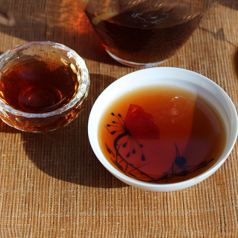 茗纳百川 普洱茶 云南普洱茶熟茶 陈年四年干仓存放七子饼茶提雅颂 整提7饼2500克