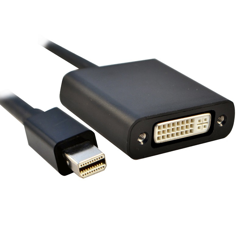 酷比客(L-CUBIC) MiniDisplay Port转DVI黑色 连接线MAC雷电苹果视频线