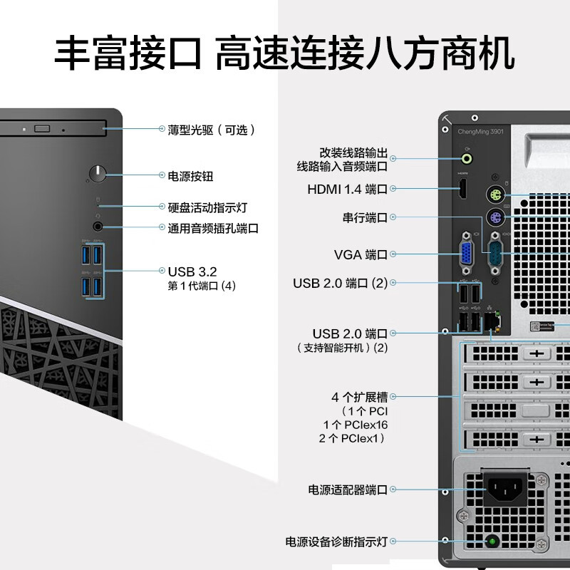 戴尔(dell)商用台式机成铭3901-1708报价_参数_图片_视频_怎么样_问答