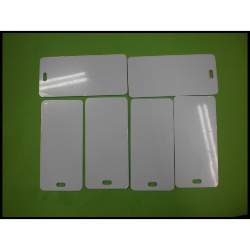 HUGONG 电缆挂牌 电缆吊牌电力阀门植物PVC标牌32*68MM 单孔 100张