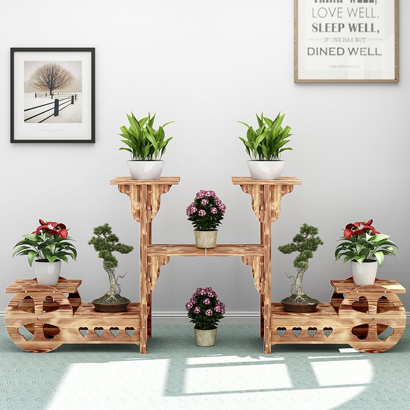 实木阳台花架子多层特价室内花架子落地置物架客厅花盆架特价花架