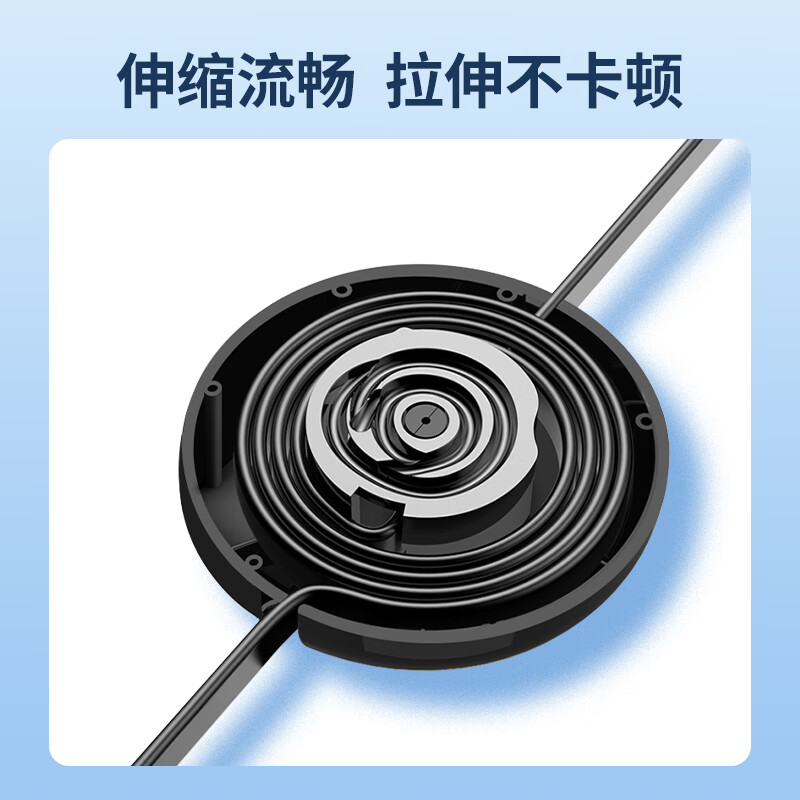 纽曼 伸缩三合一充电线22.5W快充 XS19高清大图