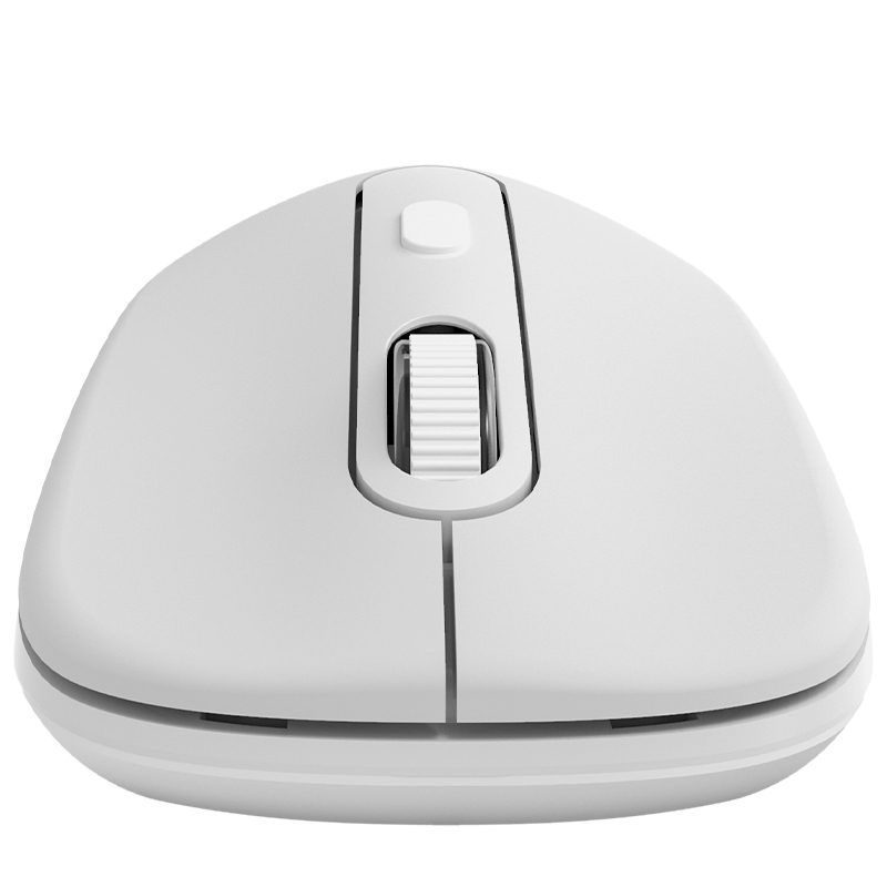 爱国者aigo24g无线鼠标安静无声可爱游戏办公家用小巧精致m21白色