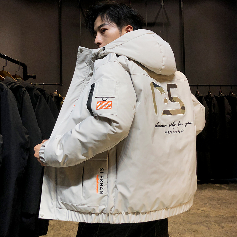 yuansu棉衣男士冬季外套2020年新款韩版潮流短款棉袄羽绒棉服潮牌冬装