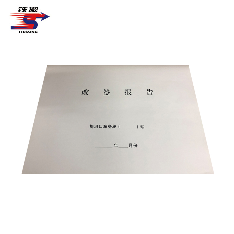 铁凇 改签报告(封皮) A3 套高清大图