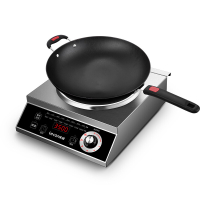 乐创(lecon)LC-L12A商用电磁炉3500W大功率 凹面不锈钢电磁灶 单台装