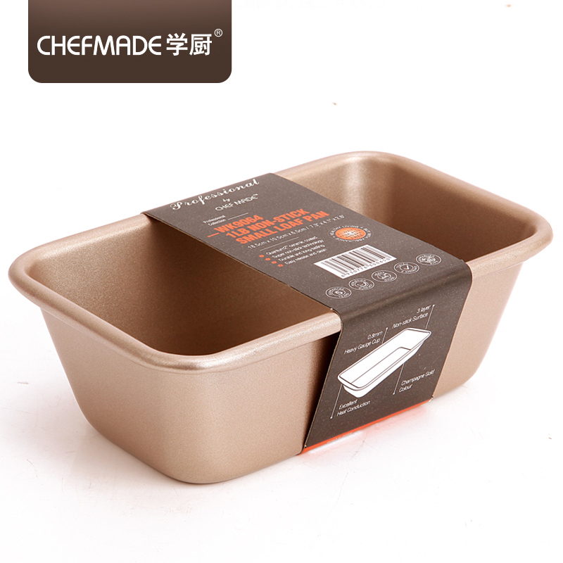 学厨 CHEFMADE 烘焙模具蛋糕模具 重碳钢材质 1磅不粘蛋糕面包模烤箱用具 厨房工具WK9064