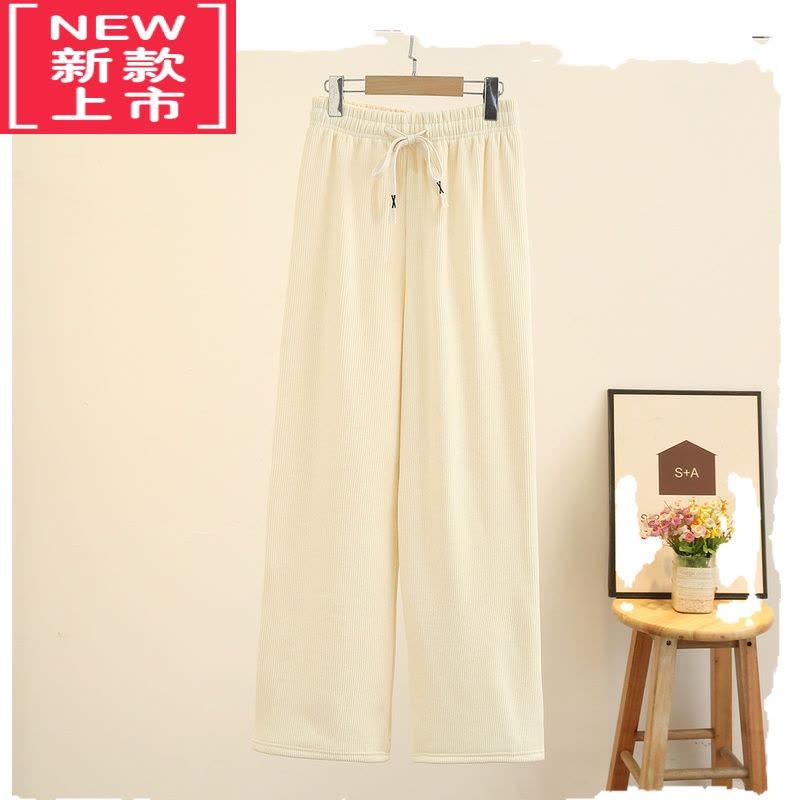 可莉允10-13-16岁女孩保暖裤外穿秋冬季中大童女装休闲裤百搭女童加绒裤图片