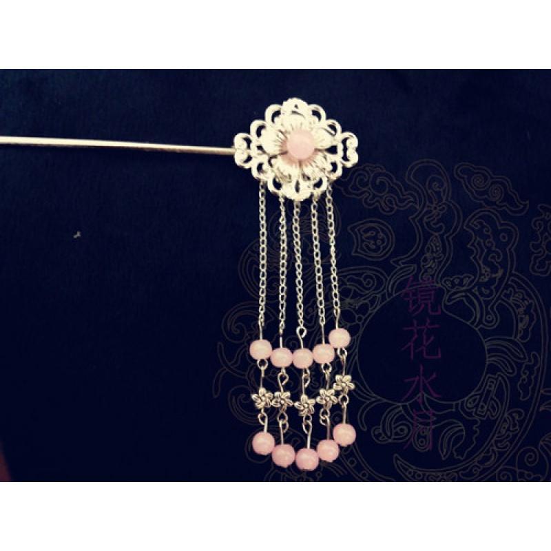 复古簪钗头饰流苏步摇簪子钗子古典古装饰送女朋友老婆生日礼物送女