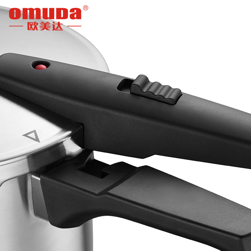 欧美达(Omuda) 304不锈钢高压锅家用燃气电磁炉通用压力锅 LKG802高清大图