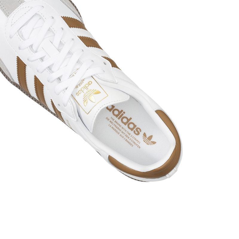 Adidas阿迪达斯 SAMBA OG男鞋板鞋时尚百搭经典咖啡色白色低帮鞋