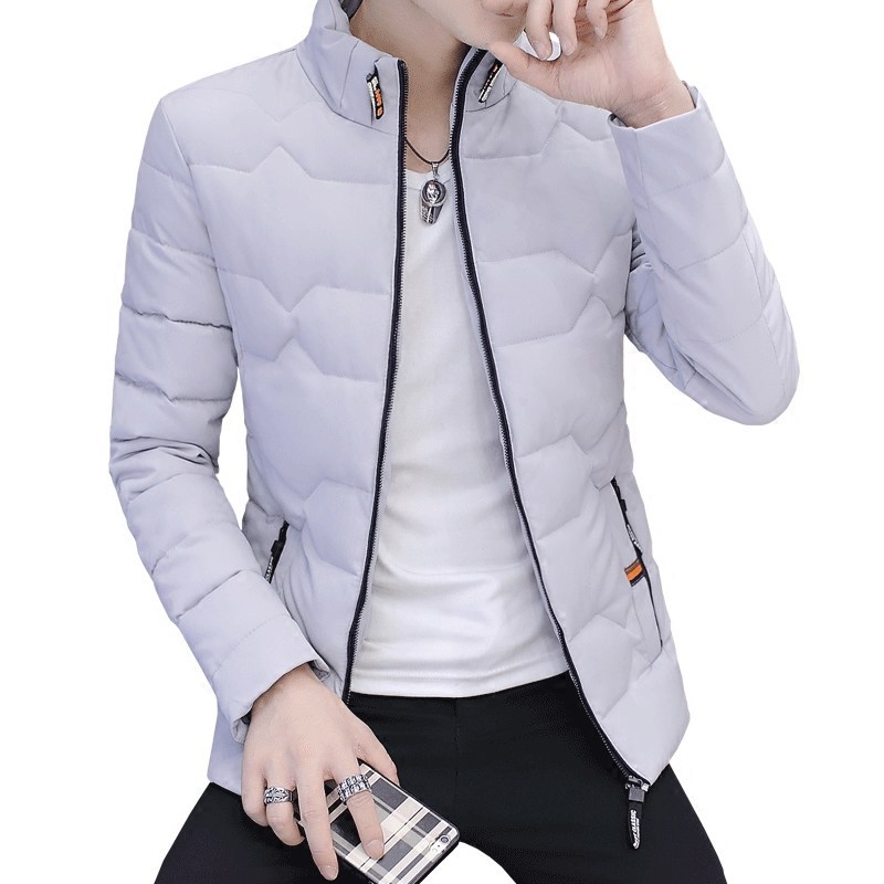 BaLuoShang棉衣男韩版潮流2020新款保暖男士棉服青年立领加厚棉袄秋冬天外套风衣