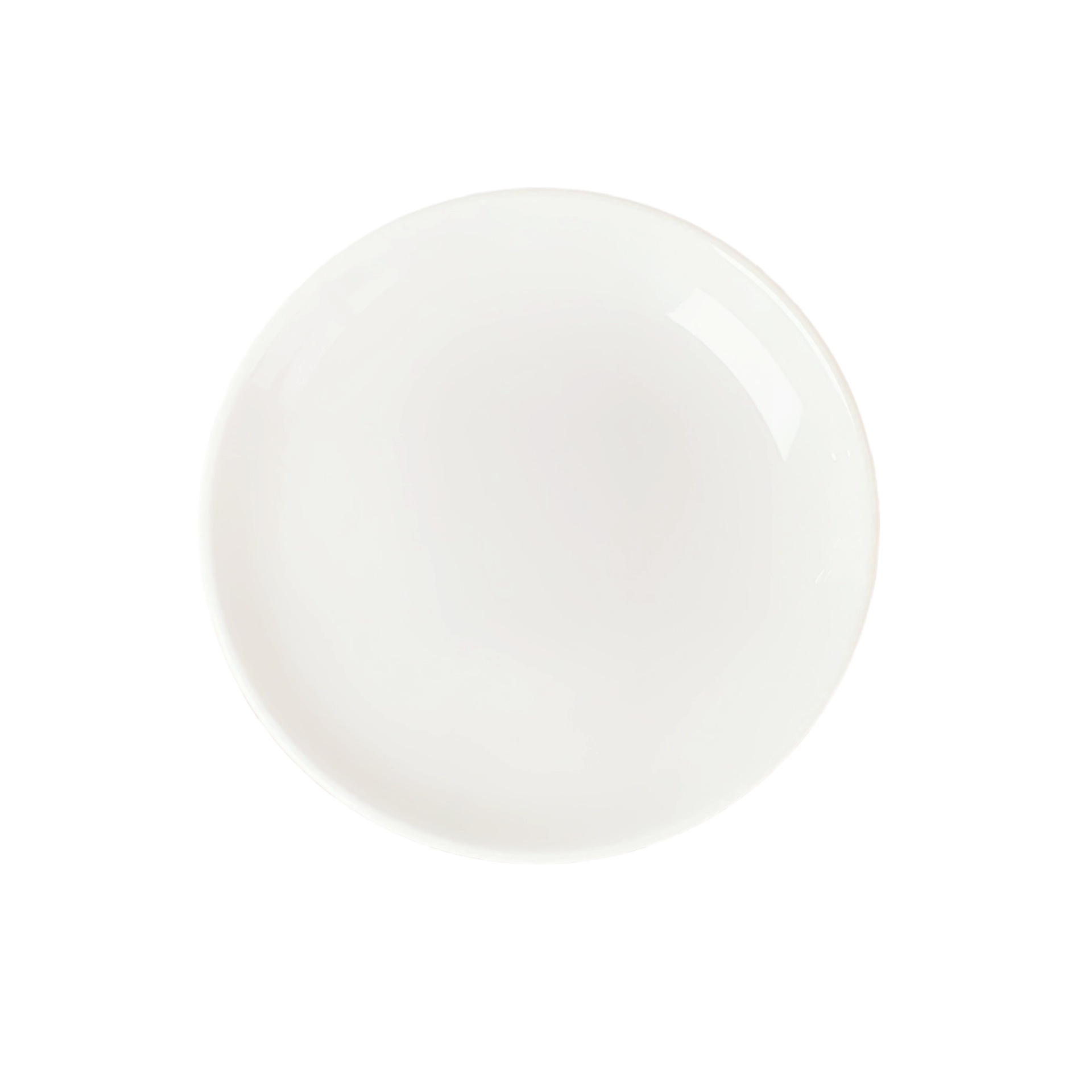 白色盘子密胺餐具圆盘10英寸加厚月光盘-耐高温高清大图