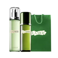 海蓝之谜(LA MER)精华浓缩修护面部护肤套装礼盒 2件(洁面+精萃液)
