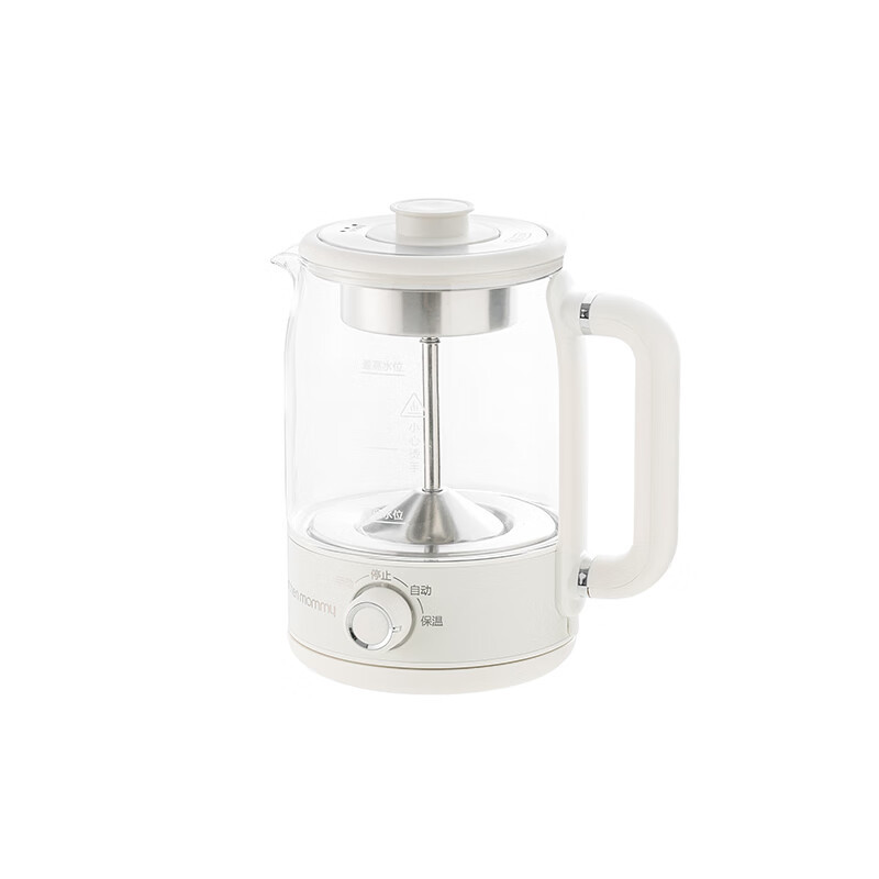 厨创妈咪kitchen mommy养生壶煮茶器煮茶壶电水壶热水壶烧水壶电热水壶迷你玻璃花茶壶(煮茶器)B22!