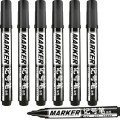 晨光(M&G)记号笔黑色粗头大容量勾线笔油性笔防水不掉色 黑色蓝色红色 单支装(备注颜色)