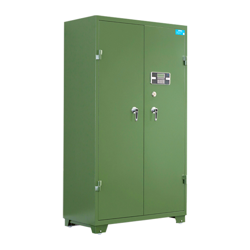 振奥 钢制枪柜存储柜管制器械保管柜密码锁枪弹存放柜 军绿款1800*1000*500mm高清大图