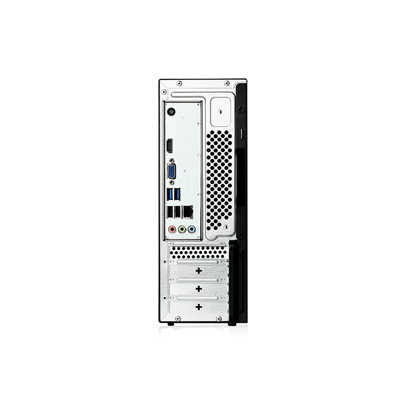 海尔(Haier)极光H5商用家用办公台式电脑主机(i3-7100 4GB DDR4 1TB 10L小机箱 正版WIN10 有线键鼠 双频WIFI加蓝牙)