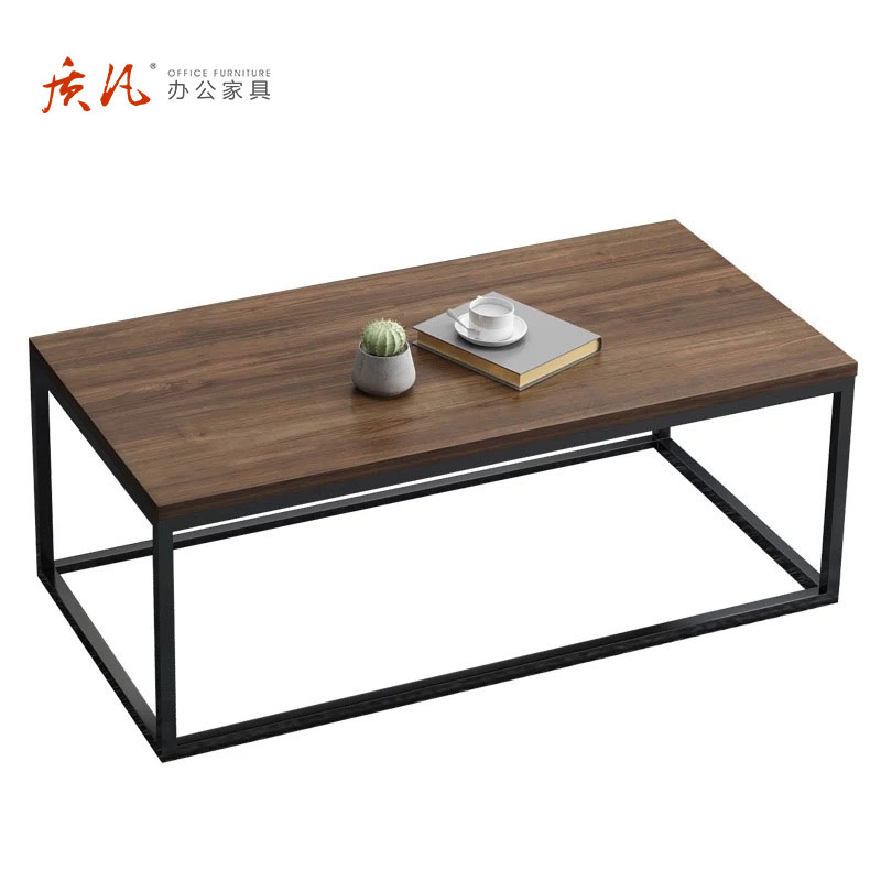 苏宁 质凡 会客商务休息区接待茶几 120*60*45长茶几高清大图