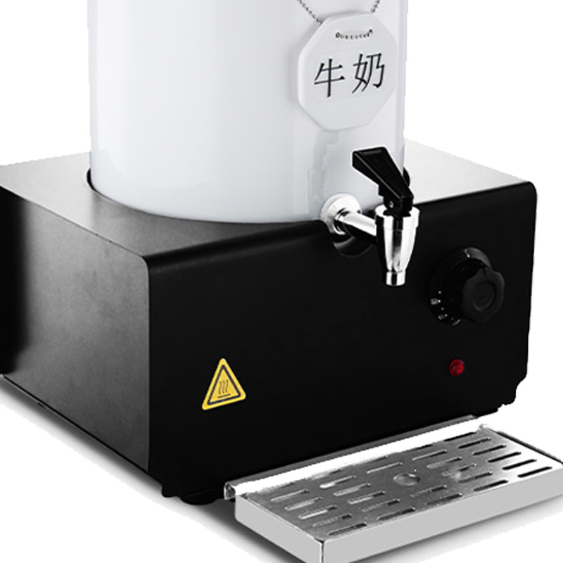 龙之腾助餐牛奶鼎玻璃罐电加热咖啡鼎酒店保温豆浆牛奶桶饮料机果汁鼎高清大图