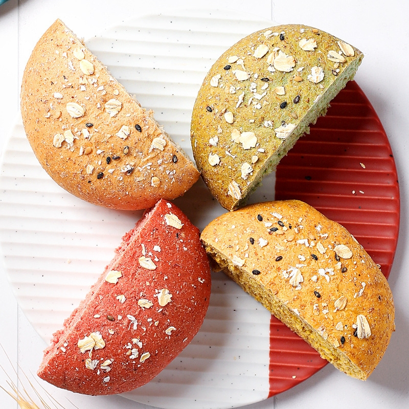 菲尝豪迈全麦面包欧包整箱1000g无添蔗糖代餐饱腹食品低脂肪早餐面包