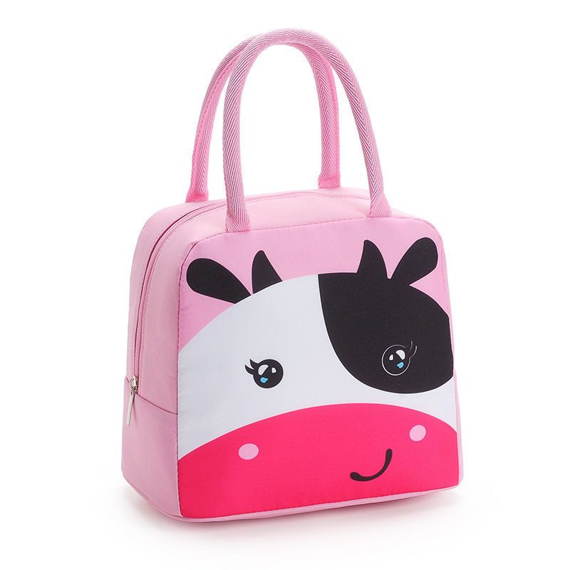 小棕熊(保温) 长23CM*宽14CM*高20cm 可爱便当包学生带饭袋子卡通饭盒袋保温包午餐饭包包上班族手拎包
