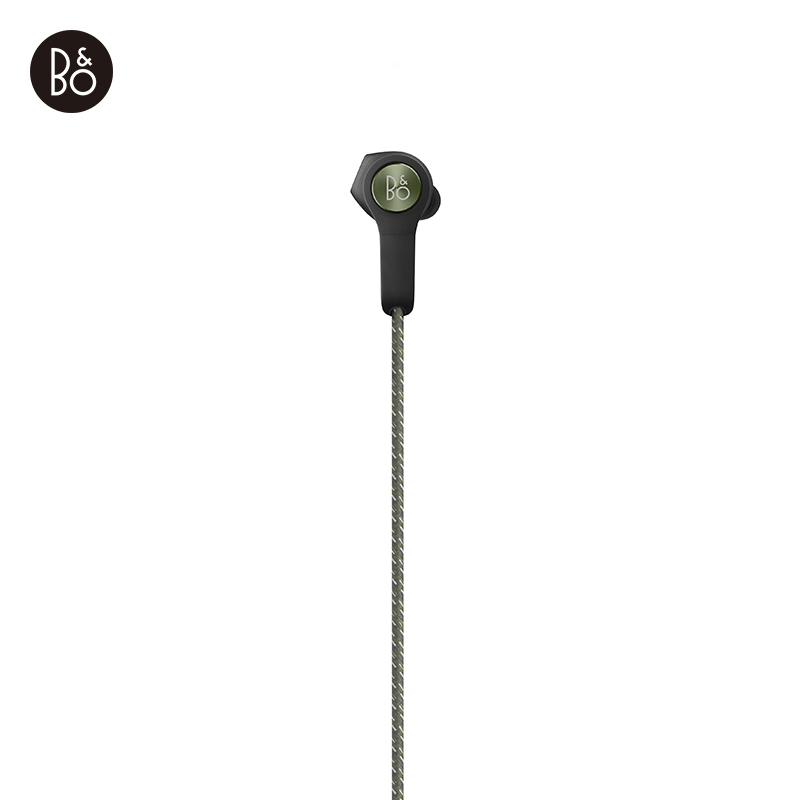 B&O PLAY beoplay H5 入耳式蓝牙无线耳机 磁吸运动耳机 手机游戏耳机 跑步带麦可通话 橄榄绿色