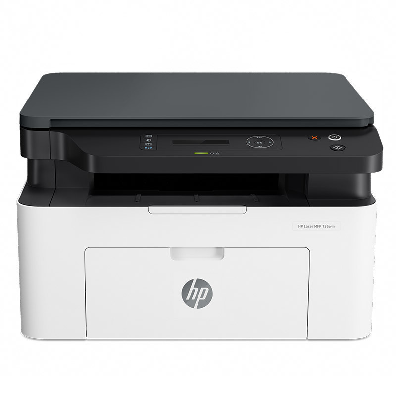 惠普 Laser MFP 136NW黑白A4激光多功能一体机(打印 复印 扫描 邮箱)(ZX)