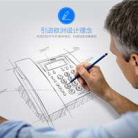 步步高(BBK)无绳电话机 无线座机 子母机 办公家用 内部对讲 3大音质保障 W263玉白 一拖一