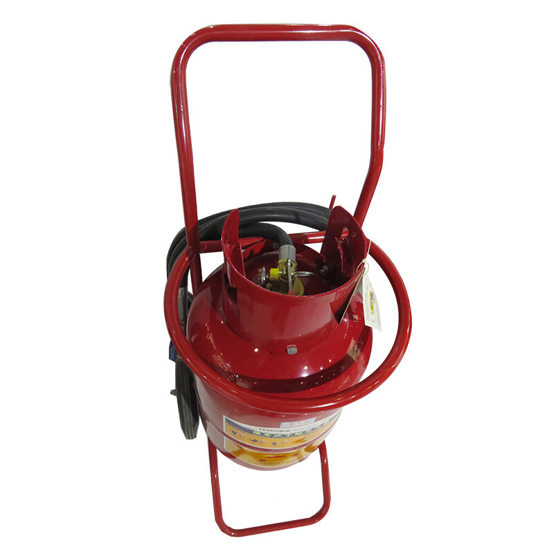 联塑35KG推车式干粉灭火器消防器材3C认证店用加油站仓库机场户外救援工具
