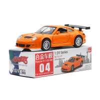 彩珀合金模型车670-04保时捷911