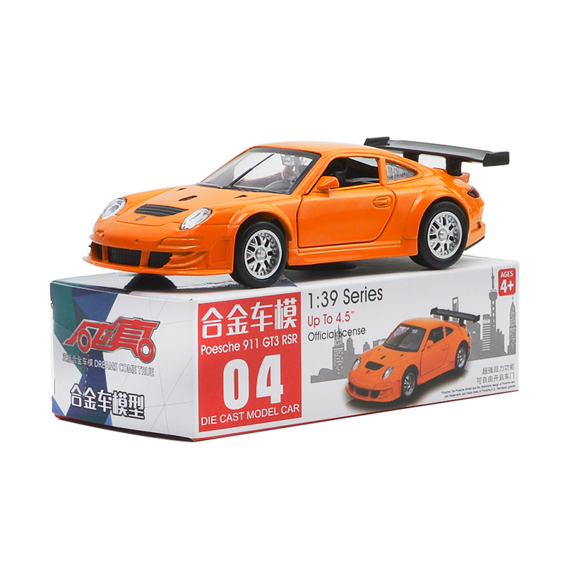 彩珀合金模型车670-04保时捷911