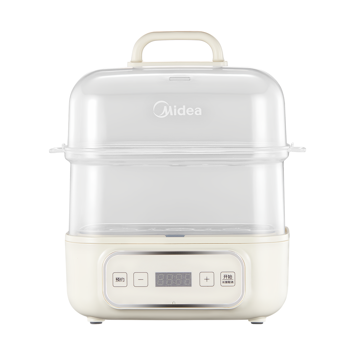 美的(Midea)煮蛋器蒸蛋器双层家用迷你小蒸锅 早餐鸡蛋羹自动断电防干烧便携式家用 MZ-ZDE2015D