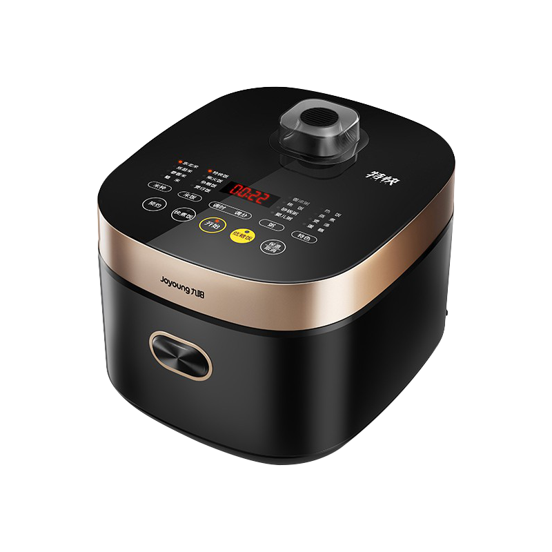 九阳joyoung电饭煲家用微压力电饭锅4升智能预约柴火饭多功能麦饭石色