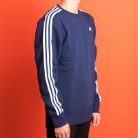 Adidas阿迪达斯男装2019春夏季运动服套头衫针织加绒卫衣BQ9644