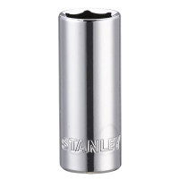 史丹利10mm 系列公制6角长套筒15mm 86-327-1-22 5个