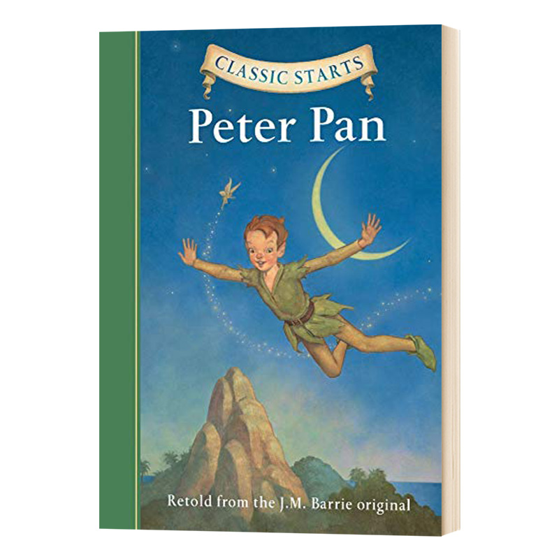 [醉染正版]正版 彼得潘 Peter Pan 英文原版小说 儿童文学经典 进口英语书籍 英文版 彼德潘高清大图