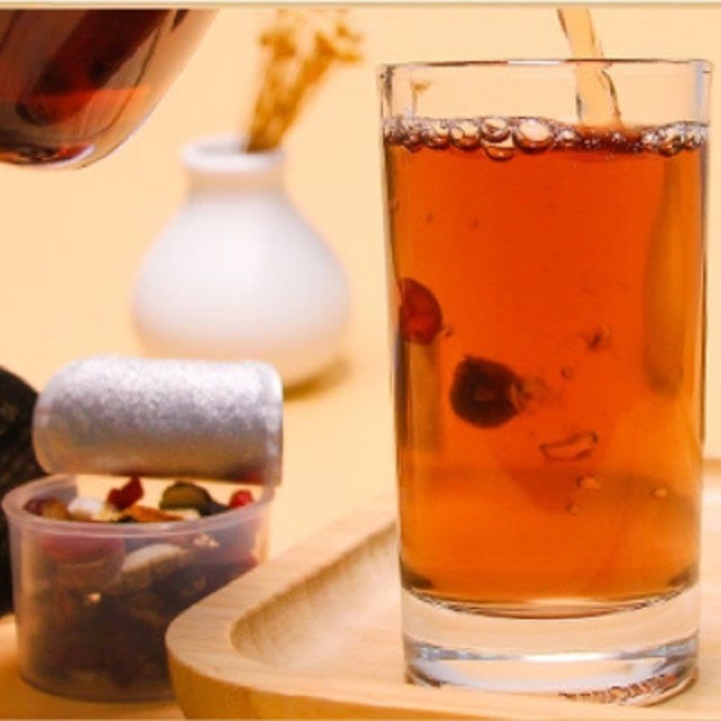 谯韵堂 人参黄精杜仲雄花茶10罐/盒 160g/盒图片