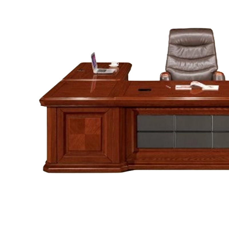 大央班台/办公桌B-06281P 2800W*1150D*760H 办公桌员工位单人办公桌组合简约现代办公室老板桌子高清大图