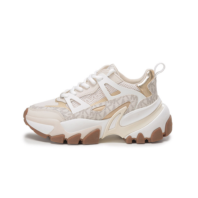 迈克科尔斯michaelkors女士厚底系带休闲运动鞋老爹鞋猫爪鞋机甲鞋43